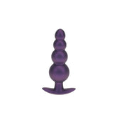 Shots Ouch Beaded Anal Plug (Metallic) – Silicone Butt Plug Butt Plugs